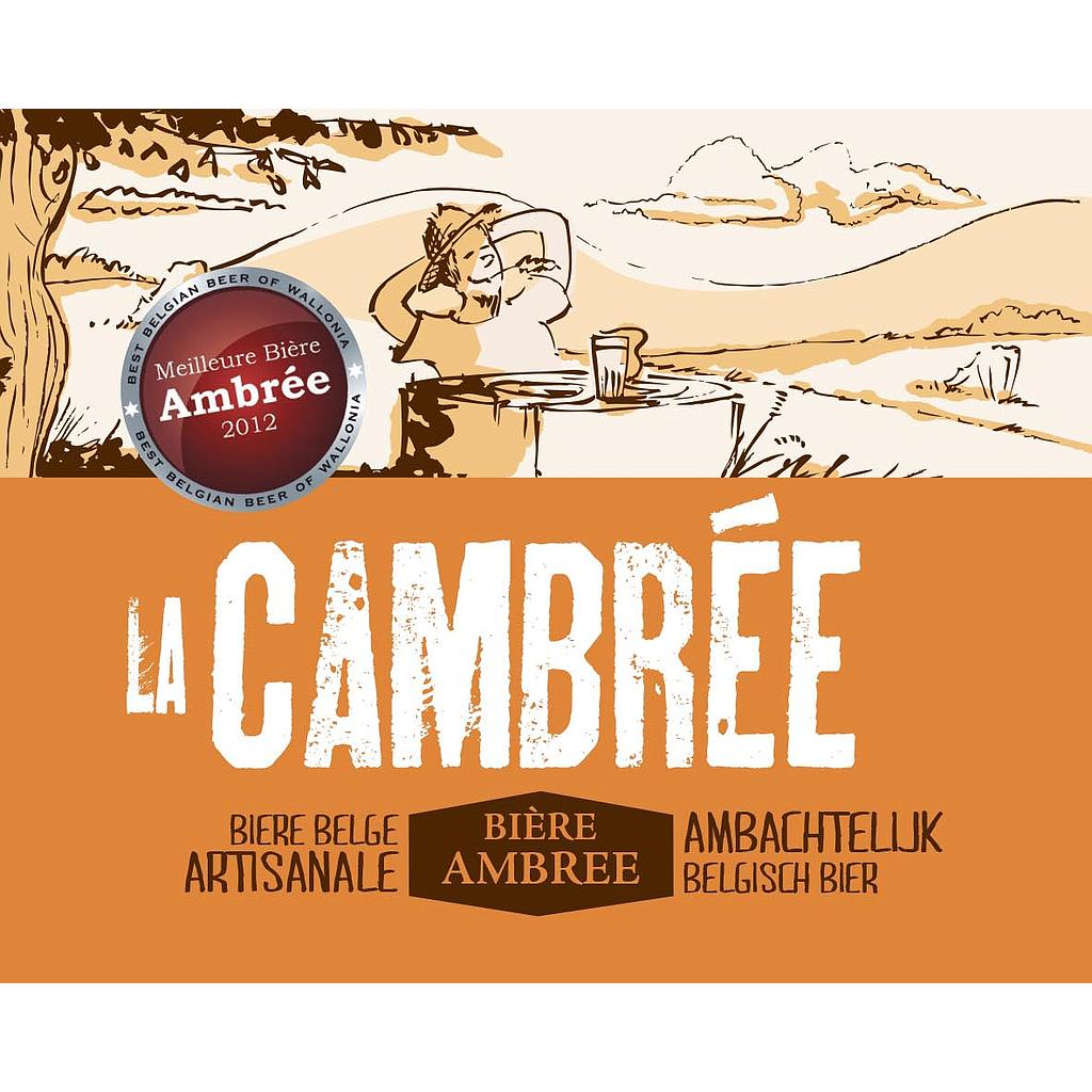 Bière La Cambrée (ambrée - B.de la L.)